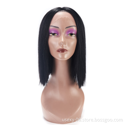 Wholesale 100% Unprocessed Colored Bob Virgin Brazilian Human Hair Lace Front Wigs